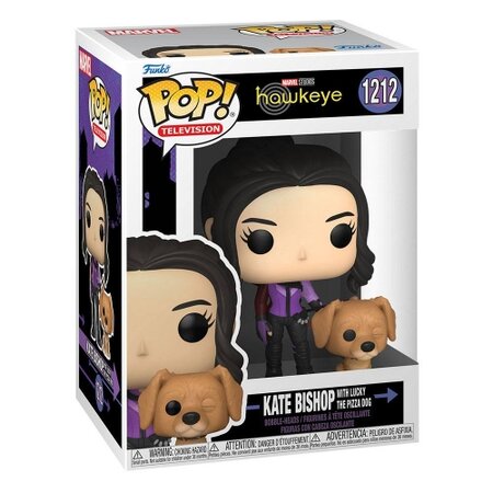 Funko Pop! Marvel - Hawkeye - Kate Bishop with Lucky the Pizza Dog
